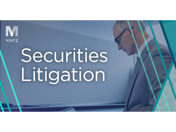 Securities Litigation Viewpoint Card