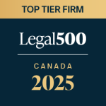 Legal500 Canada 2025 - Top Tier Firm